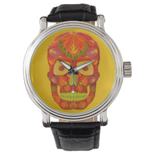 Aspen Leaf Skull 16 Watch
