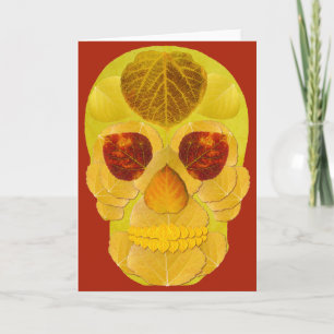 Aspen Leaf Skull 1 Card