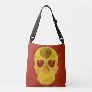 Aspen Leaf Skull 1 Crossbody Bag