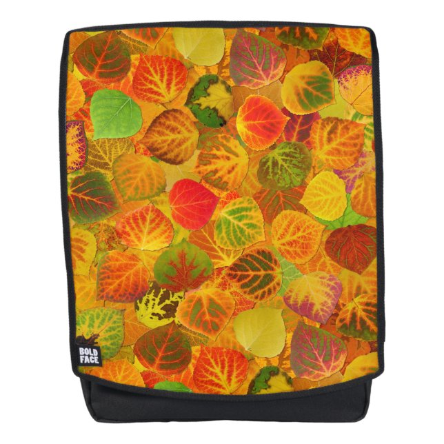 Aspen Leaves collage solid medley seamless 1 Backpack (Front)