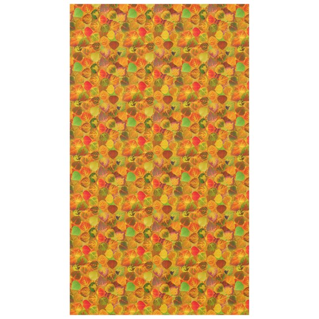 Aspen Leaves collage solid medley seamless 1 Tablecloth (Front)