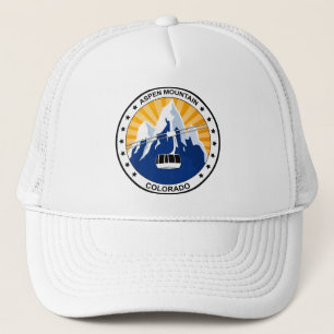 Aspen Mountain Colorado Trucker Hat