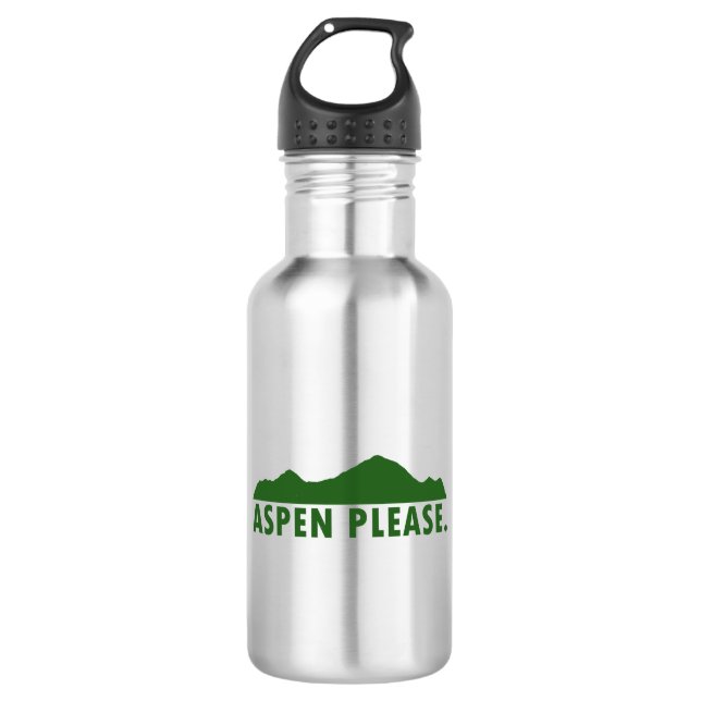 Aspen Please 532 Ml Water Bottle (Front)