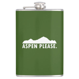 Aspen Please Hip Flask