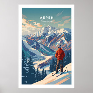 Aspen Ski Poster 1