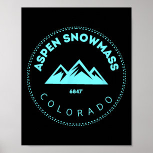 Aspen Snowm Colorado Mountain Town - Elevated Co S Poster
