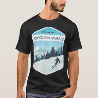 Aspen snowmass ski resort colorado snowboarding  T-Shirt