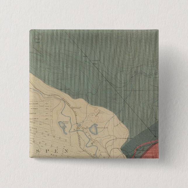 Aspen Special 2 Inch Square Button (Front)