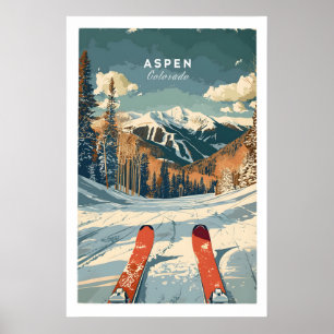 Aspen Travel Poster - Colorado 1