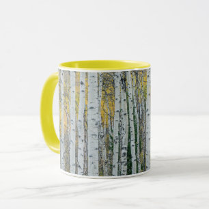 Aspen Tree Trunks   Aspen, Colorado Mug