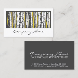 aspen trees business card