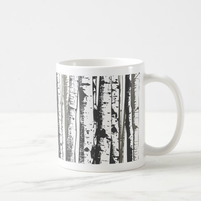 aspen trees coffee mug (Right)