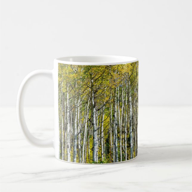 Aspen Trees Coffee Mug (Left)