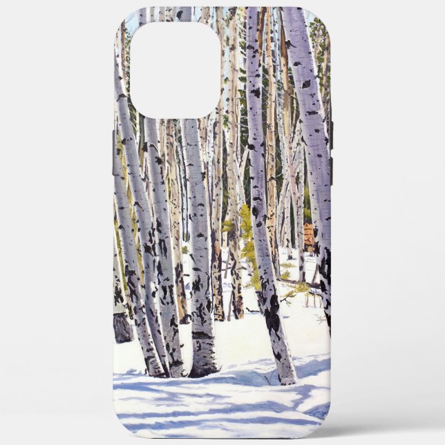 Aspen Trees in the Forest Case-Mate iPhone Case (Back)