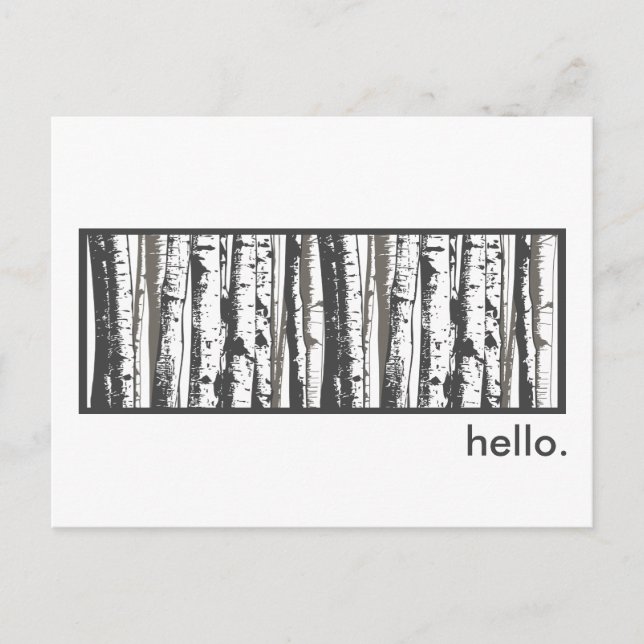 aspen trees postcard (Front)