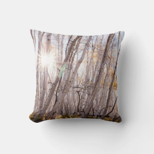 Aspen Trees Throw Pillow