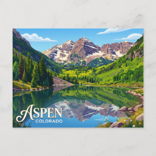 Aspen USA Postcard