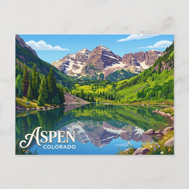 Aspen USA Postcard (Front)