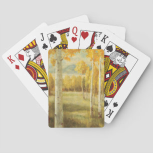Aspens in Autumn Playing Cards