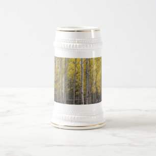 Aspen's yellow glow beer stein