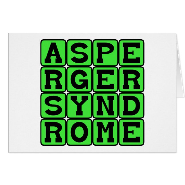 Asperger Syndrome, Medical Condition (Front Horizontal)
