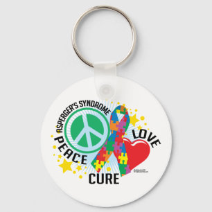 Asperger's Syndrome PLC Keychain