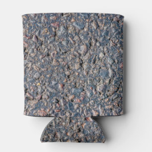 Asphalt and pebbles texture can cooler