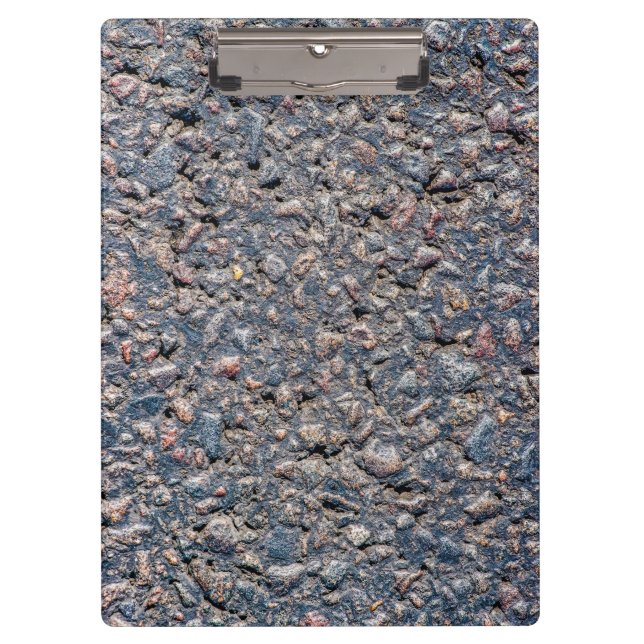 Asphalt and pebbles texture clipboard (Front)