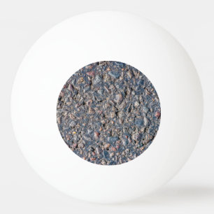 Asphalt and pebbles texture ping pong ball