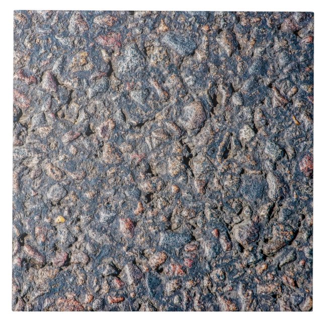 Asphalt and pebbles texture tile (Front)
