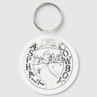 Asphalt Cowboy logo keychain