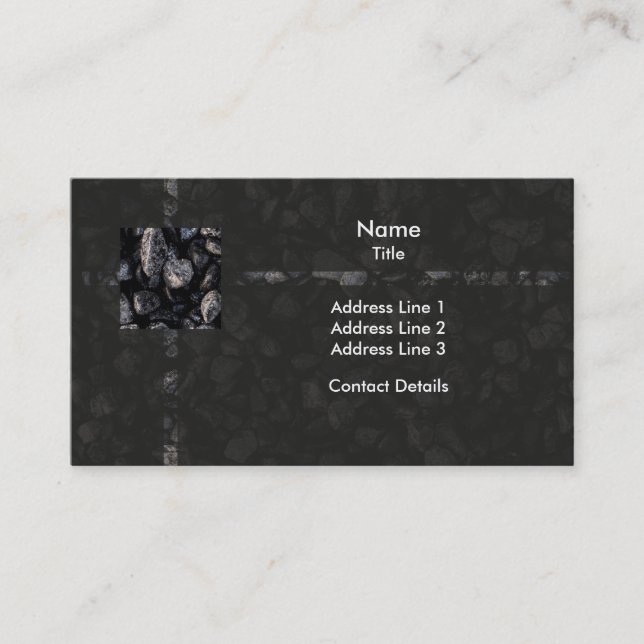 Asphalt Gravel Business Card (Front)