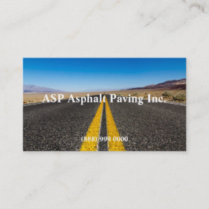 Asphalt Paving Business Card