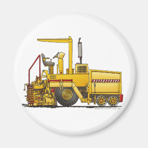 Asphalt Paving Machine Construction Magnets