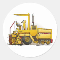 Asphalt Paving Machine Kids Sticker