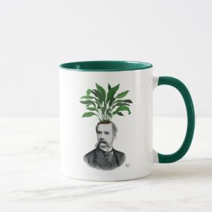 Aspidistra Head Plant Head Mug
