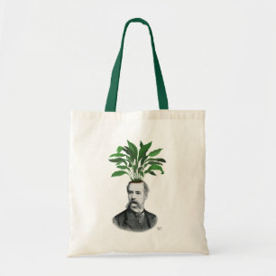 Aspidistra Head Plant Head Tote Bag