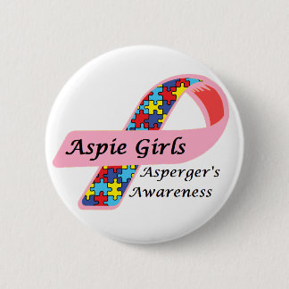 Aspie Girls 2 Inch Round Button