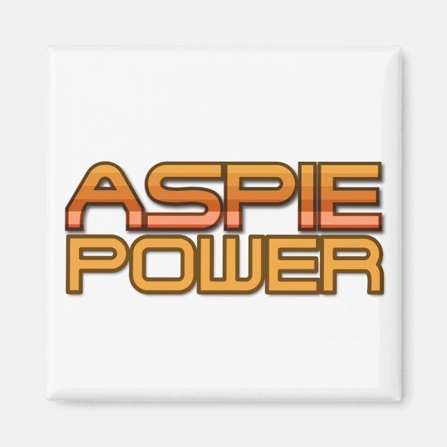Aspie Power Magnet (Front)