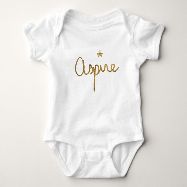Aspire baby bodysuit (Front)