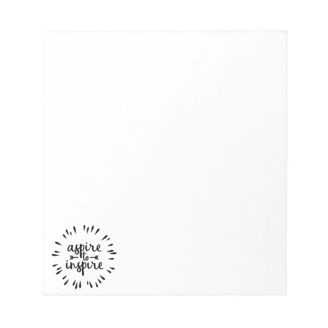 Aspire to Inspire Notepad (Front)