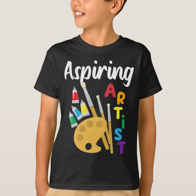 Aspiring Artist Shirt - Artists Palette Painters (Front)