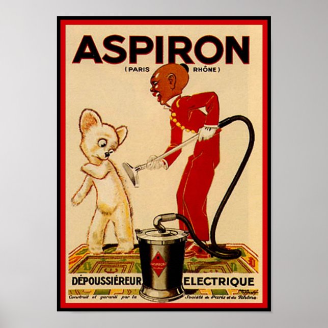 Aspiron Paris Teddy Bear Ad Poster (Front)