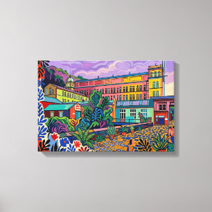Asquith Bottom Mills Sowerby Bridge Canvas Print