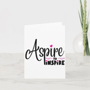 Asre To Insre Sitive Motivational Gift Tee  Card