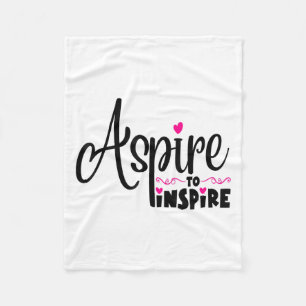 Asre To Insre Sitive Motivational Gift Tee  Fleece Blanket