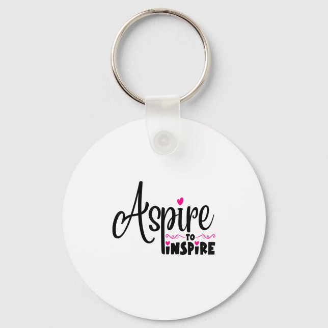 Asre To Insre Sitive Motivational Gift Tee  Keychain (Front)