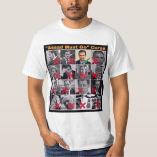 "Assad doit partir" malédiction T-shirt
