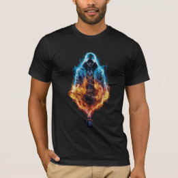 Assassin Neon Flames Mystère T-shirt