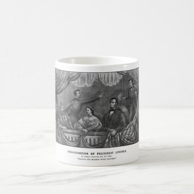 Assassination of President Lincoln Coffee Mug (Center)